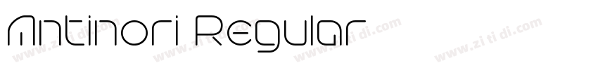 Antinori Regular字体转换